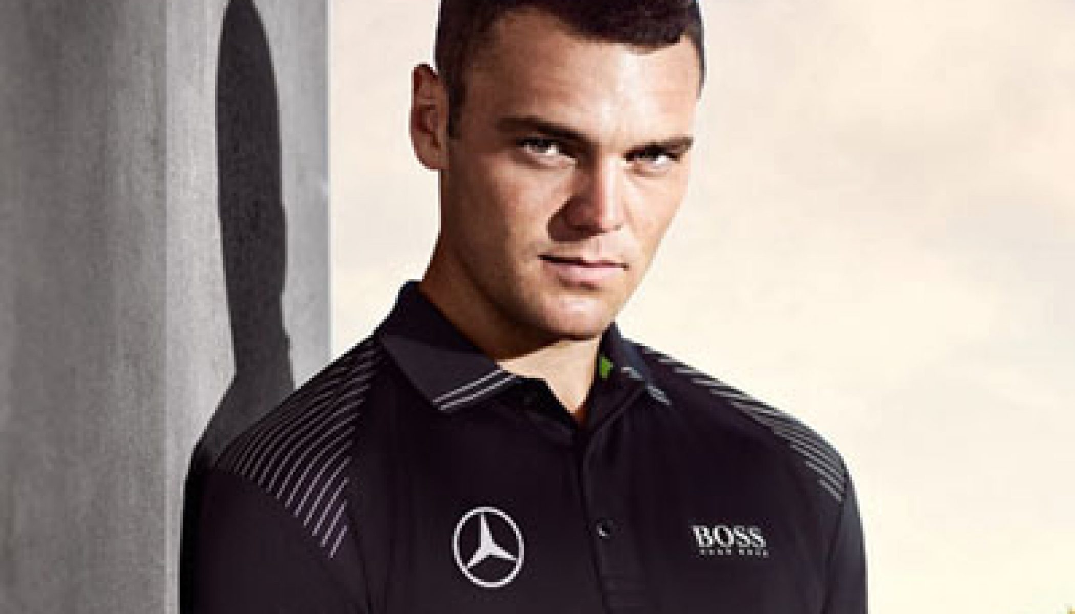 mercedes golf shirt